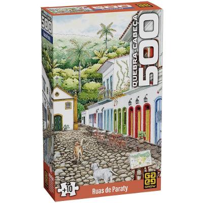 Quebra Cabeça 500 peças Ruas de Paraty - Grow