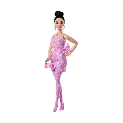 Barbie Deluxe Style Vestido Rosa Cabelo Preso - Mattel