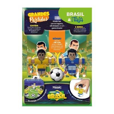Livro Interativo Futebol Brasil x Itália -  Ciranda Cultural