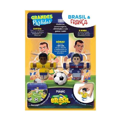 Livro Interativo Futebol Brasil X França - Ciranda Cultural