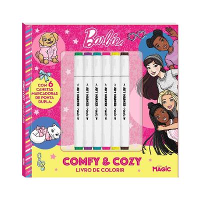 Barbie Livro Comfy And Cozy Para Colorir - Ciranda Cultural