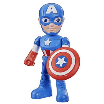 Figura Spidey Amazing Friends Supersized Capitão América -  Hasbro
