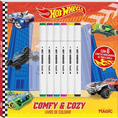 Hot Wheels Livro Comfy And Cozy Para Colorir - Ciranda Cultural
