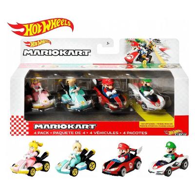 Hot Wheels Mario Kart Pack com 4 Veículos (GXX97) - Mattel