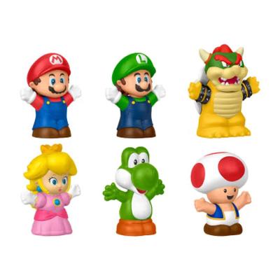 Little People Mario Bros 6 Bonecos - Mattel