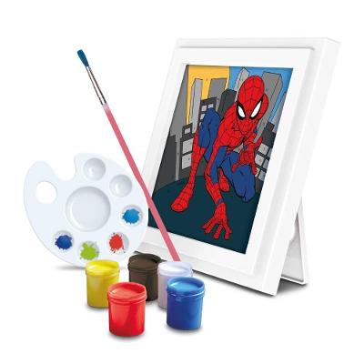 Spider Man Canvas Pinta Números - Elka