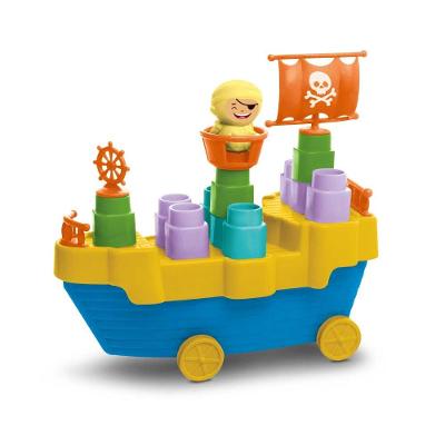 Fofo Blocos Navio Pirata 12 Peças - Elka1365