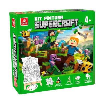 Supercraft Kit de Pintura Infantil - Brincadeira de Criança