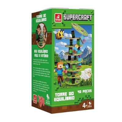Supercraft Jogo Torre do Equilíbrio - Brincadeira de Criança