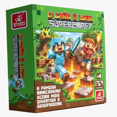 Supercraft Jogo O Chão é Lava - Brincadeira de Criança