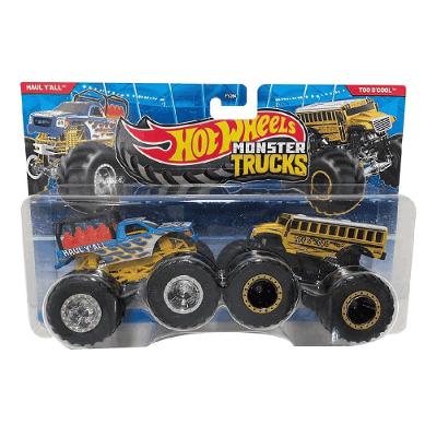 Hot Wheels Monster Trucks Haul Y'all vs Too S'cool - Mattel