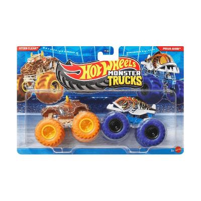 Hot Wheels Monster Trucks Steel Clear vs Piran-Ahhh - Mattel