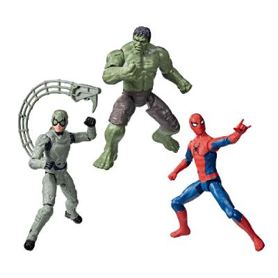 Marvel Spiderman Titan Series Multipack Com 3 Bonecos - Hasbro