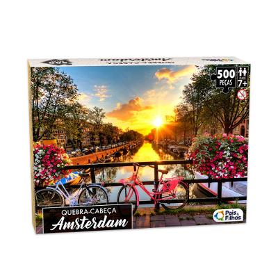 Quebra-Cabeça Amsterdam 500 peças - Pais&Filhos