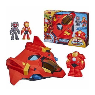 Iron Man Awesome Friends Figuras com Jato - Hasbro