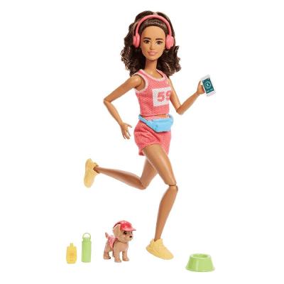 Barbie Corredora do Bem Estar com Pet - Mattel