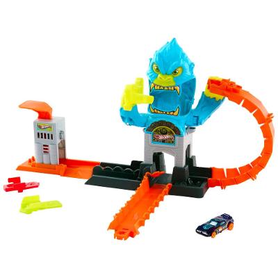Hot Wheels Pista City Oficina Gorila - Mattel