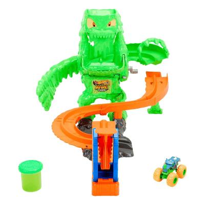 Hot Wheels Monster Trucks Mutant Chaos Pista Der Monst Slime - Mattel