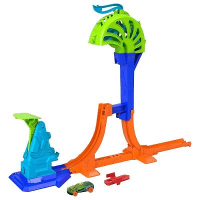 Hot Wheels Pista Stunt Tracks Power Launch- Mattel