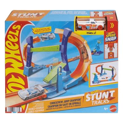 Hot Wheels Pista Stunt Tracks Corkscrew Jump - Mattel