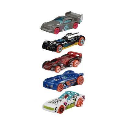 Hot Wheels Stunt Tracks Pacote com 5 Carrinhos - Mattel