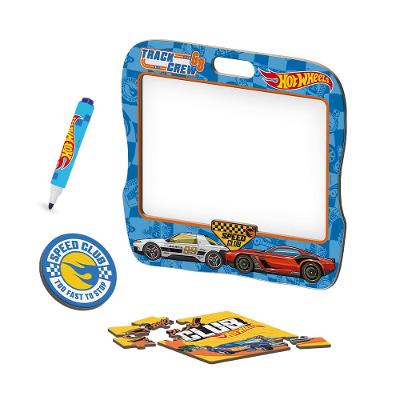 Hot-Wheels Lousa Speed Club Com Quebra-Cabeça - Fun Divirta-se