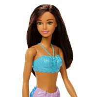 Barbie Sereia Morena com Cauda Azul - Mattel - 8