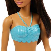 Barbie Sereia Morena com Cauda Azul - Mattel - 3