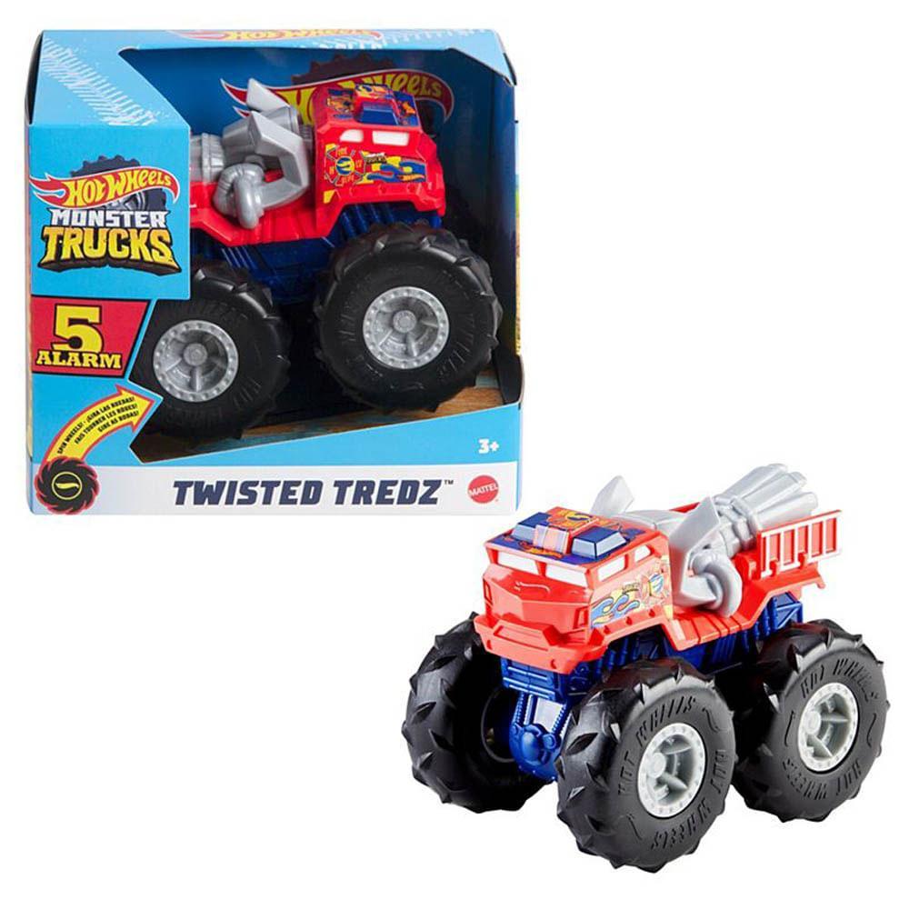 Hot Wheels Monster Trucks Twisted Tredz Alarm - Mattel - 4