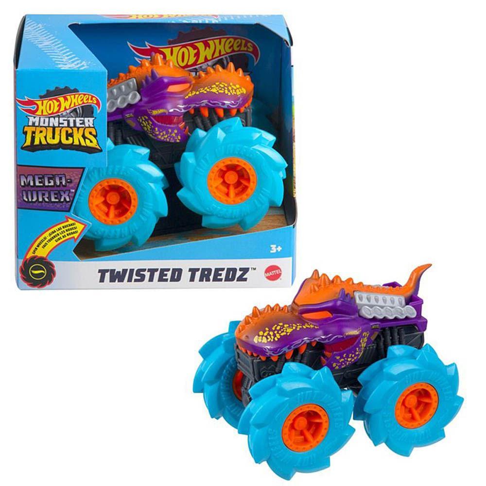 Hot Wheels Monster Trucks Twisted Tredz Mega Wrex - Mattel - 5