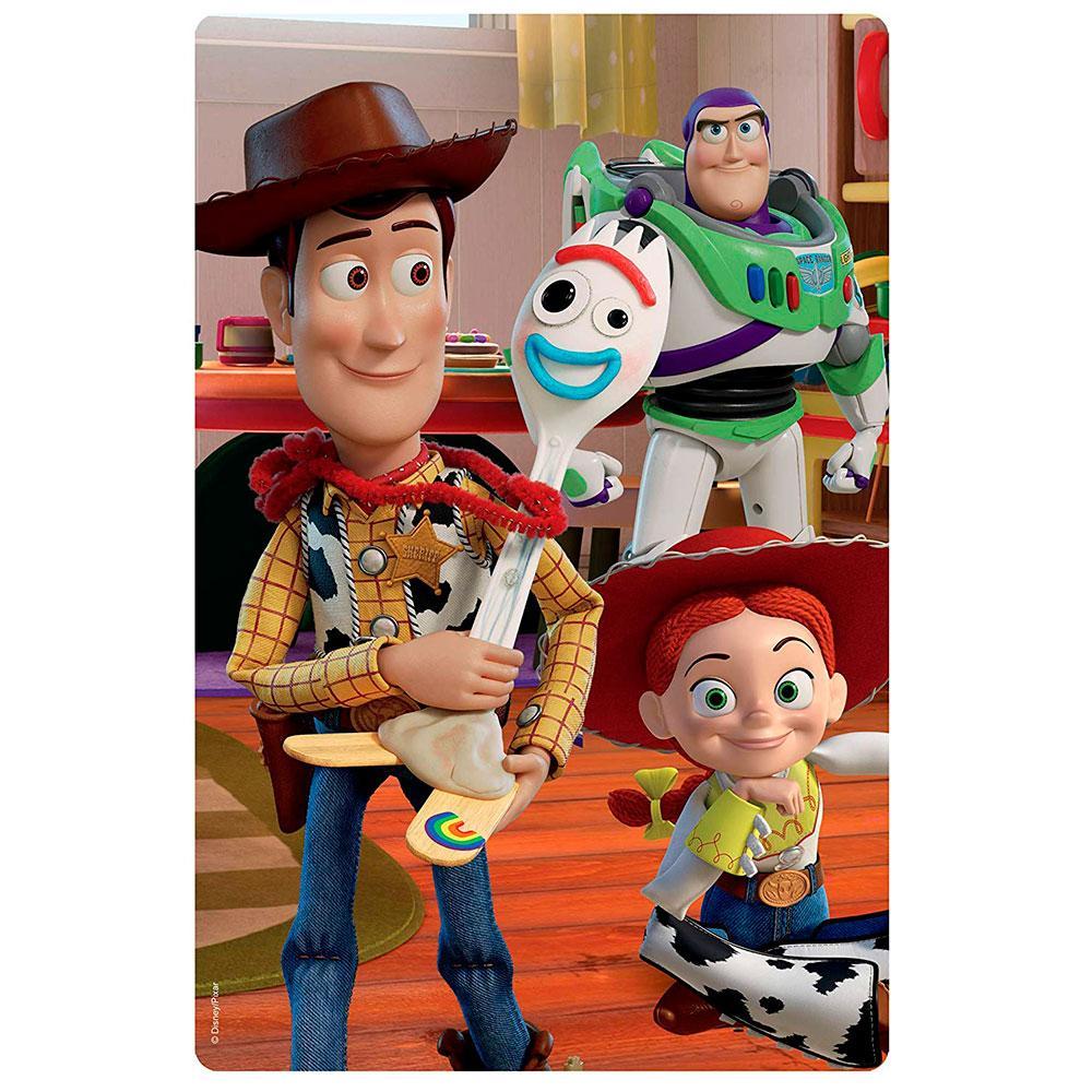 Quebra-Cabeça Encapado Toy Story 4 100 Peças - Toyster - 3