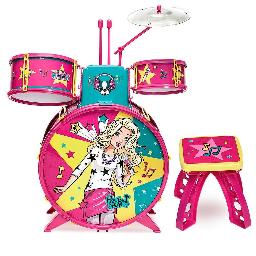 Barbie Bateria Infantil Fabulosa - Fun Divirta-se - 2