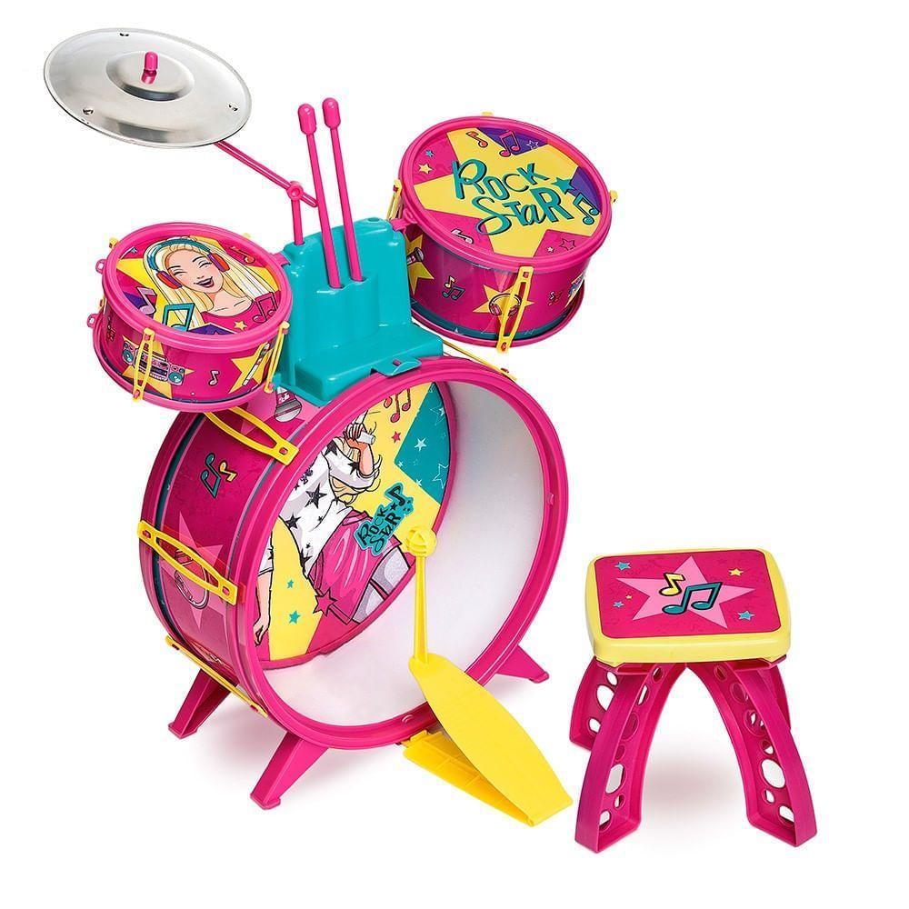 Barbie Bateria Infantil Fabulosa - Fun Divirta-se - 3