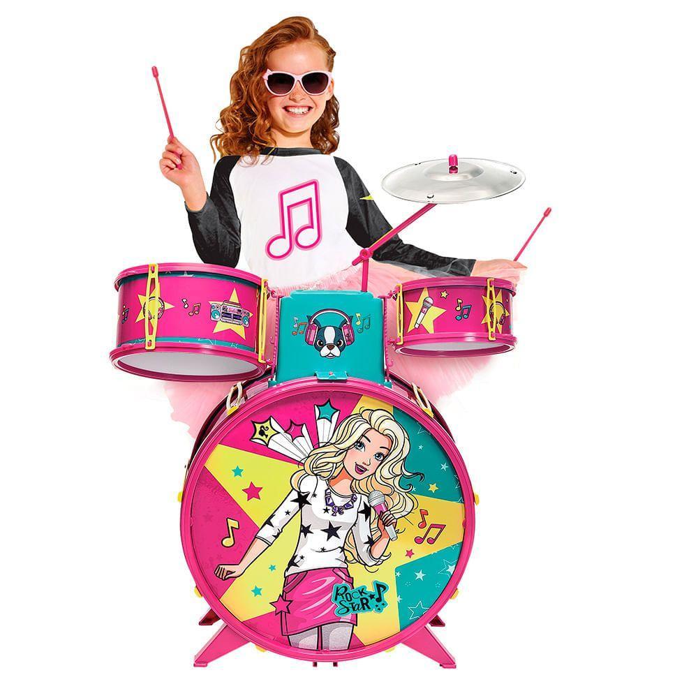 Barbie Bateria Infantil Fabulosa - Fun Divirta-se - 5