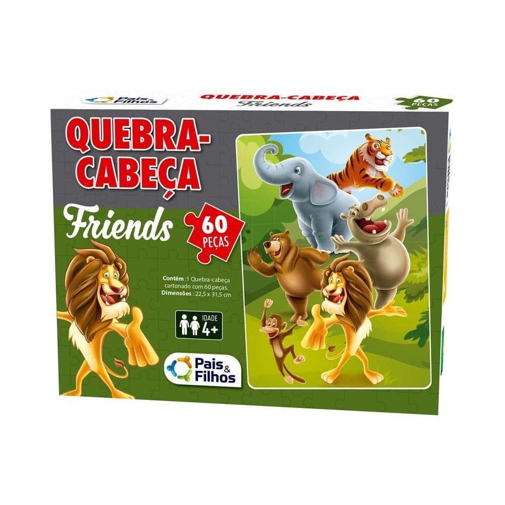 Quebra-Cabeça Friends 60 Peças - Pais e Filhos - 6