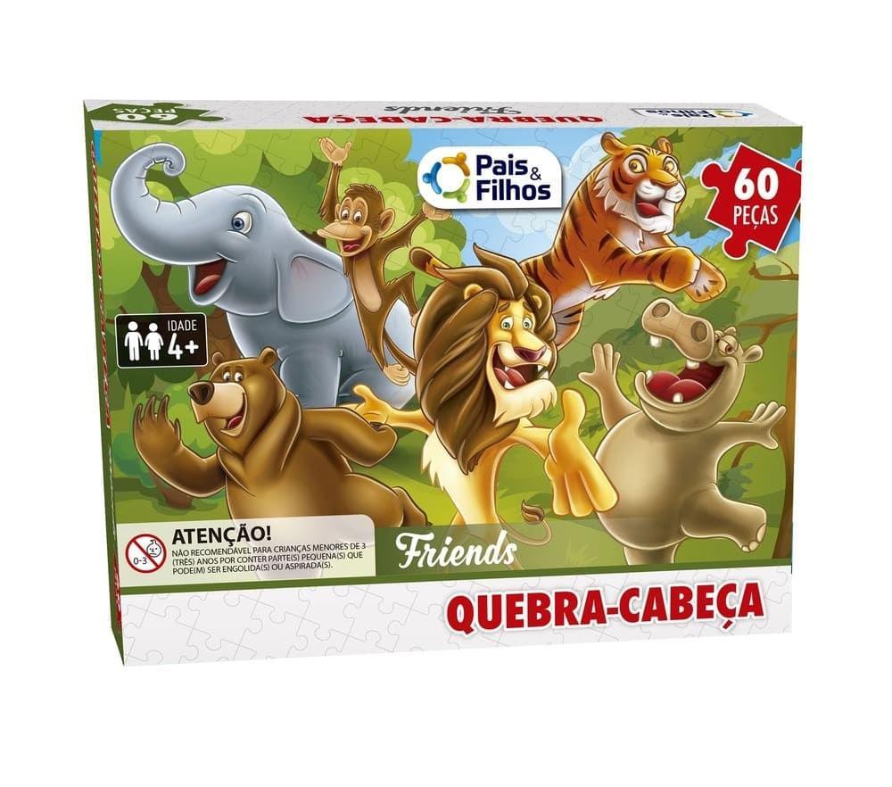 Quebra-Cabeça Friends 60 Peças - Pais e Filhos - 1