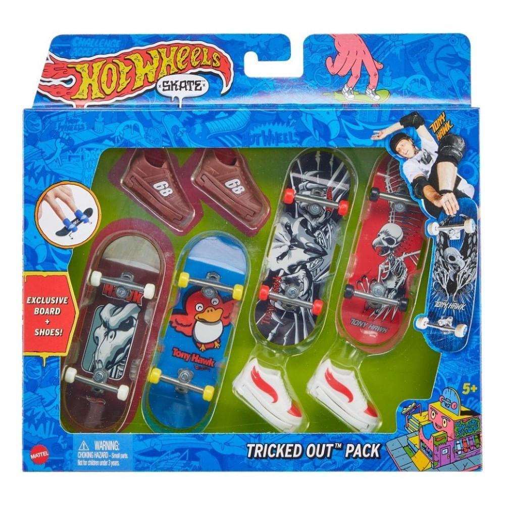 Hot Wheels Skate de Dedo com Tênis Fingerboards - Mattel - 2
