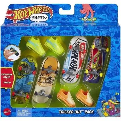 Hot Wheels Skate de Dedo com Tênis Fingerboards - Mattel
