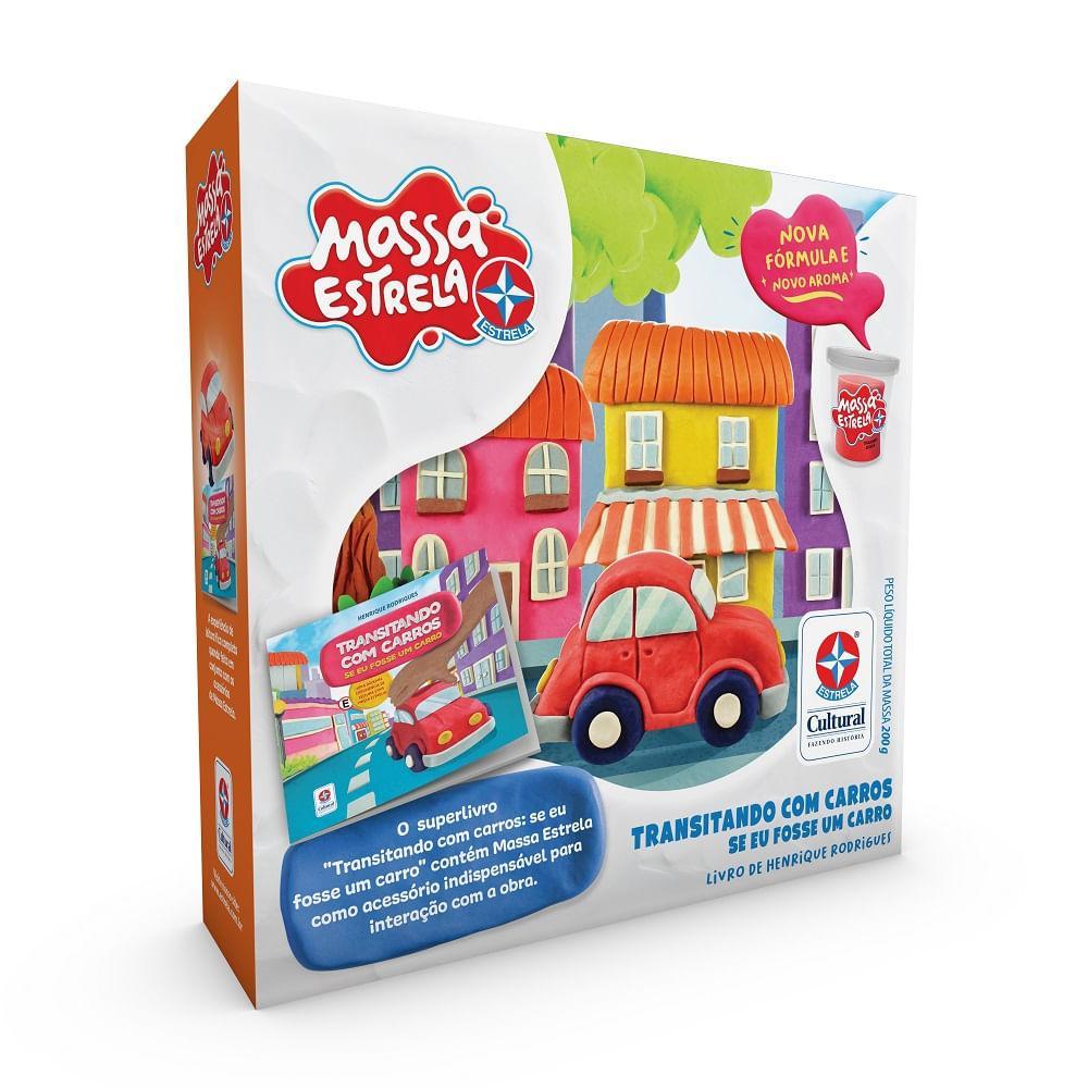Livro Transitando com Carros  e Massinha - Estrela - 1