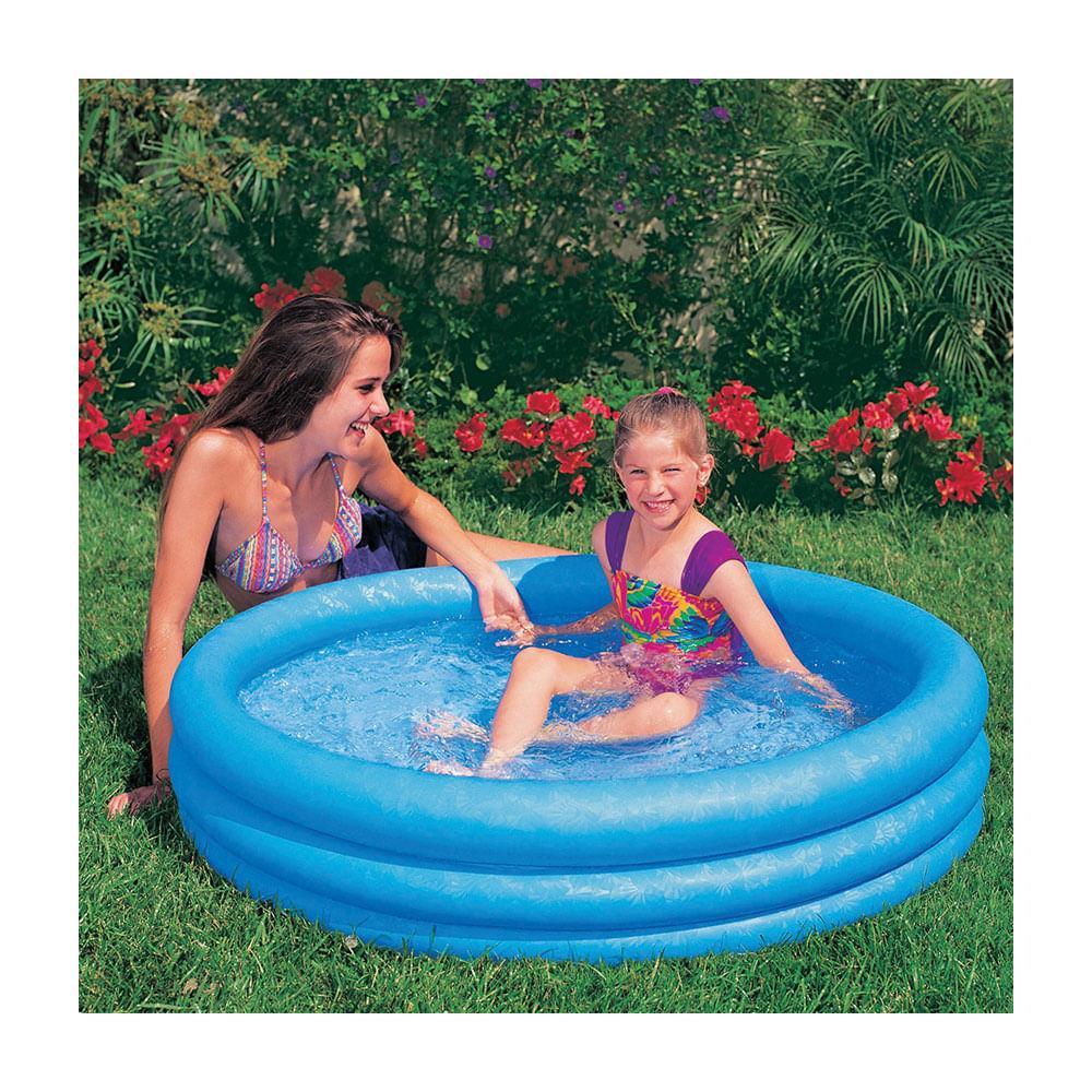 Piscina Azul Cristal 132 litros Intex - 1