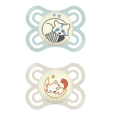 Chupeta MAM Perfect Night 0 a 6 Meses Azul - Mam Baby