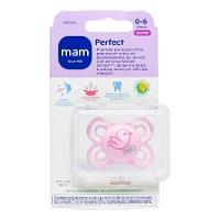 Chupeta Unitária Perfect 0 a 6 Meses Rosa - Mam Baby - 4