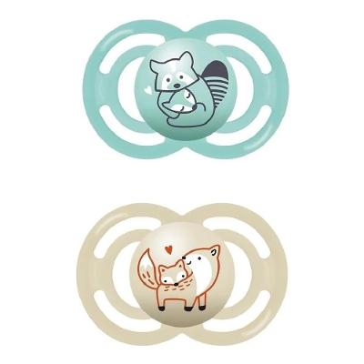 Chupeta +6 Meses Perfect Azul Embalagem Dupla - Mam Baby