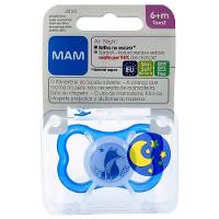 Chupeta Night 6 Meses Azul - MAM Baby - 2