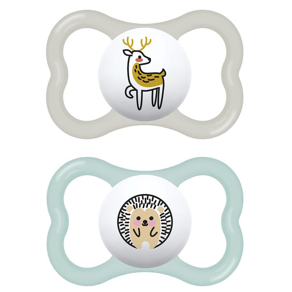 Chupeta Supreme 6+ Meses Embalagem Dupla Neutra - Mam Baby - 1