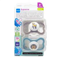 Chupeta Supreme 6+ Meses Embalagem Dupla Neutra - Mam Baby - 2