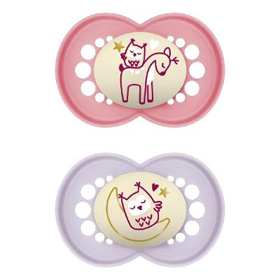Chupeta Night & Days Girls com 2 Unidades - MAM Baby
