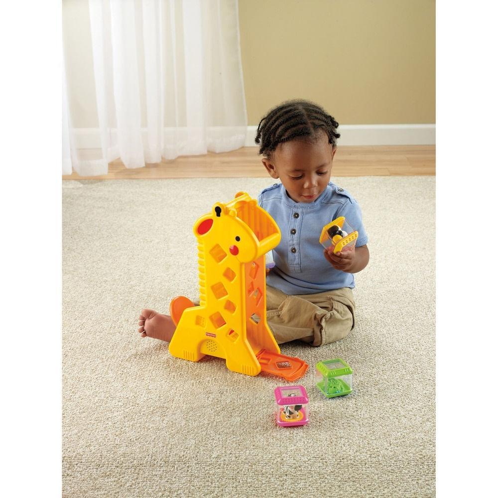 Fisher-Price Girafa com Blocos Peek a Blocks - Mattel - 7
