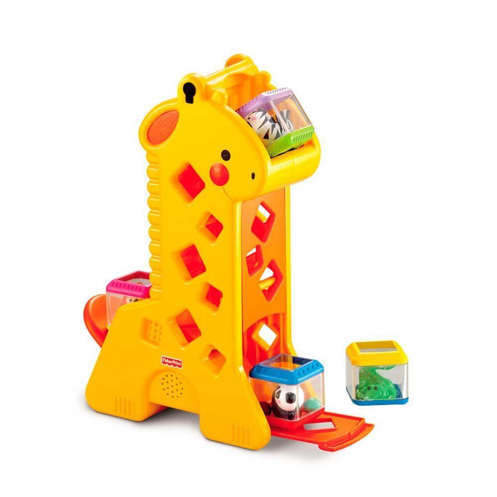 Fisher-Price Girafa com Blocos Peek a Blocks - Mattel - 1