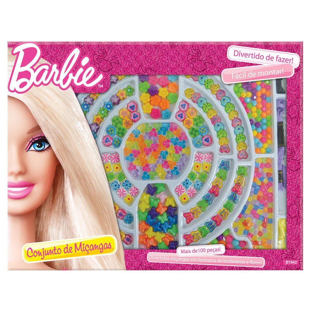 Conjunto de Miçangas Barbie com 100 Peças - Fun Diverta-se - 3